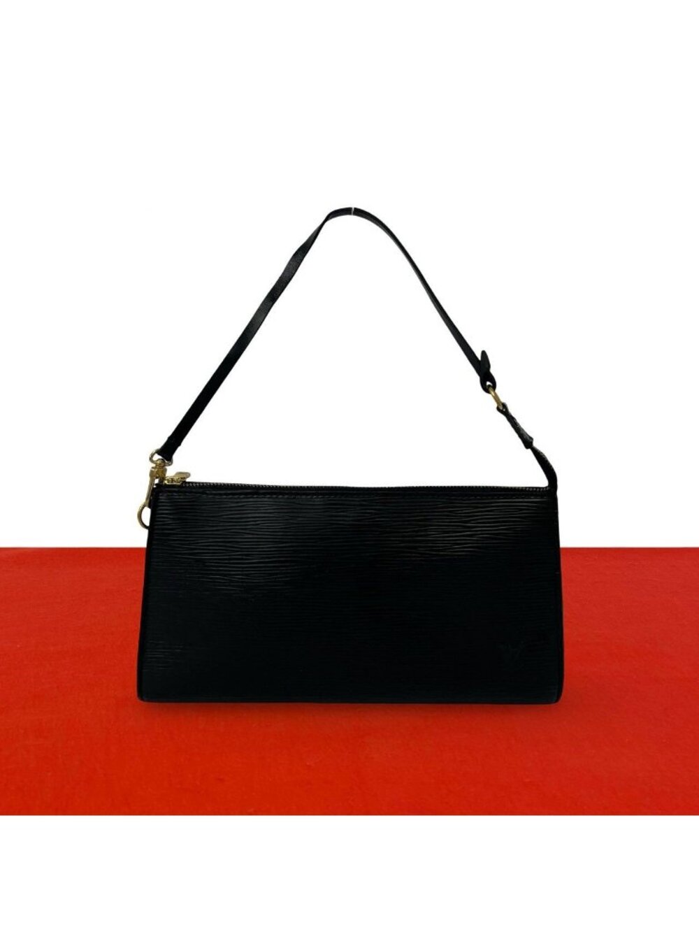 Louis Vuitton Accessoires Epi Leather Mini Handbag Pouch Noir Black
